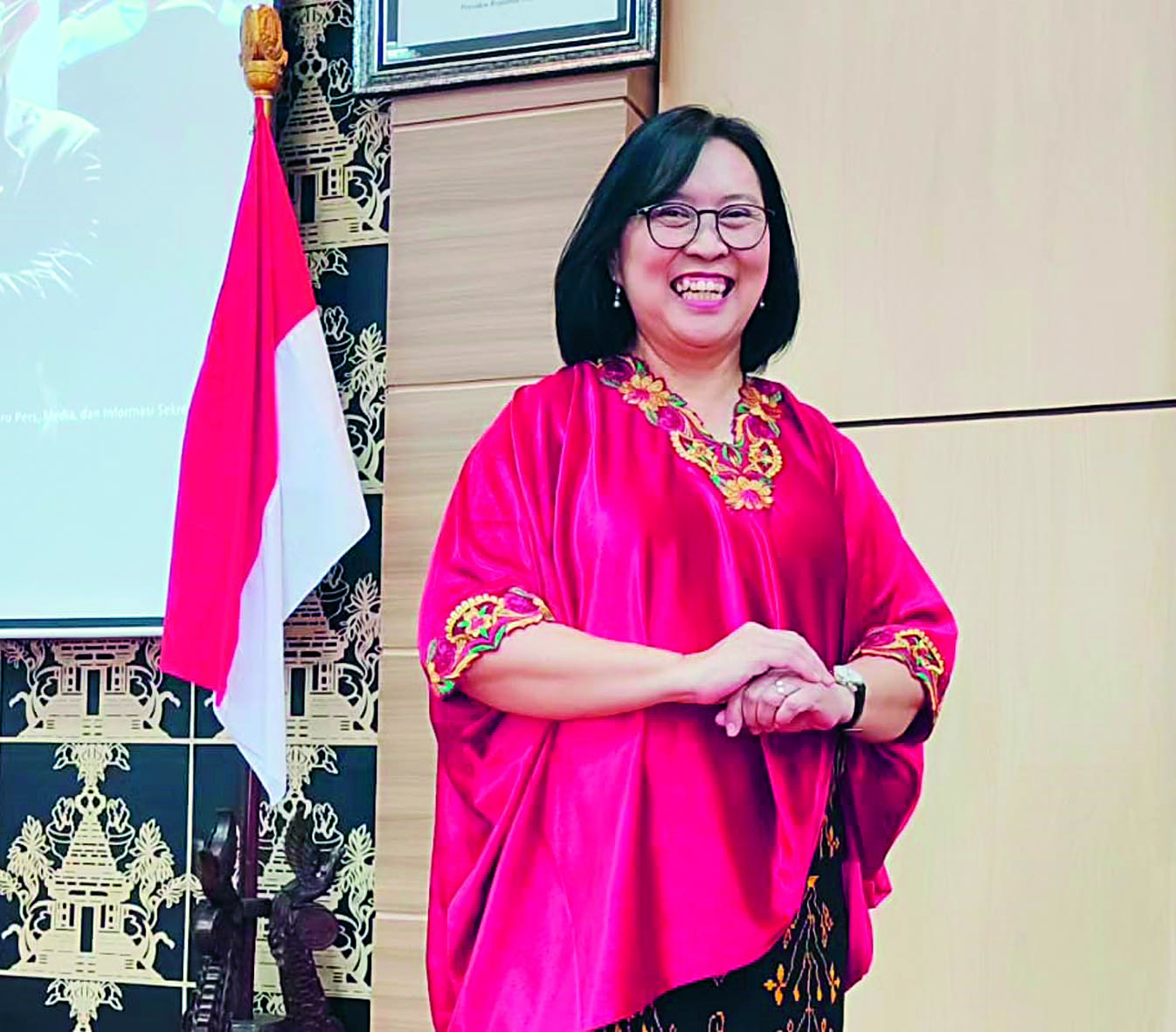 Kepala Dinas Kesehatan (Dinkes) Kabupaten Blitar, dr Christine Indrawati