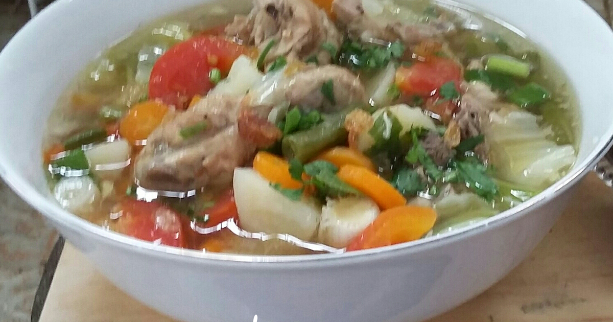 sup sayur & sup ayam (foto by pinterset)