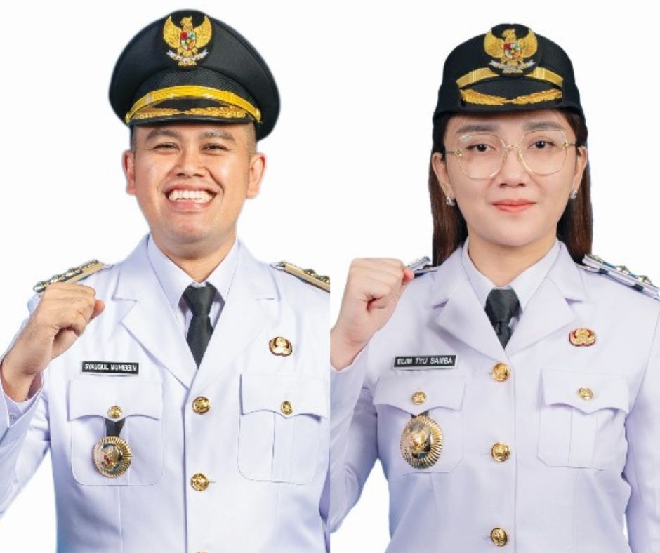 TONGGAL AWAL: Wali Kota Blitar, Mas Ibin dan Wawali, Mbak Elim bersiap mewujudkan Kota Blitar makin SAE, Maju dan Sejahtera.