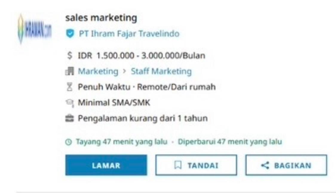 lowongan kerja remote yang terbuka untuk lulusan baru, baik itu pekerjaan penuh waktu maupun paruh waktu.