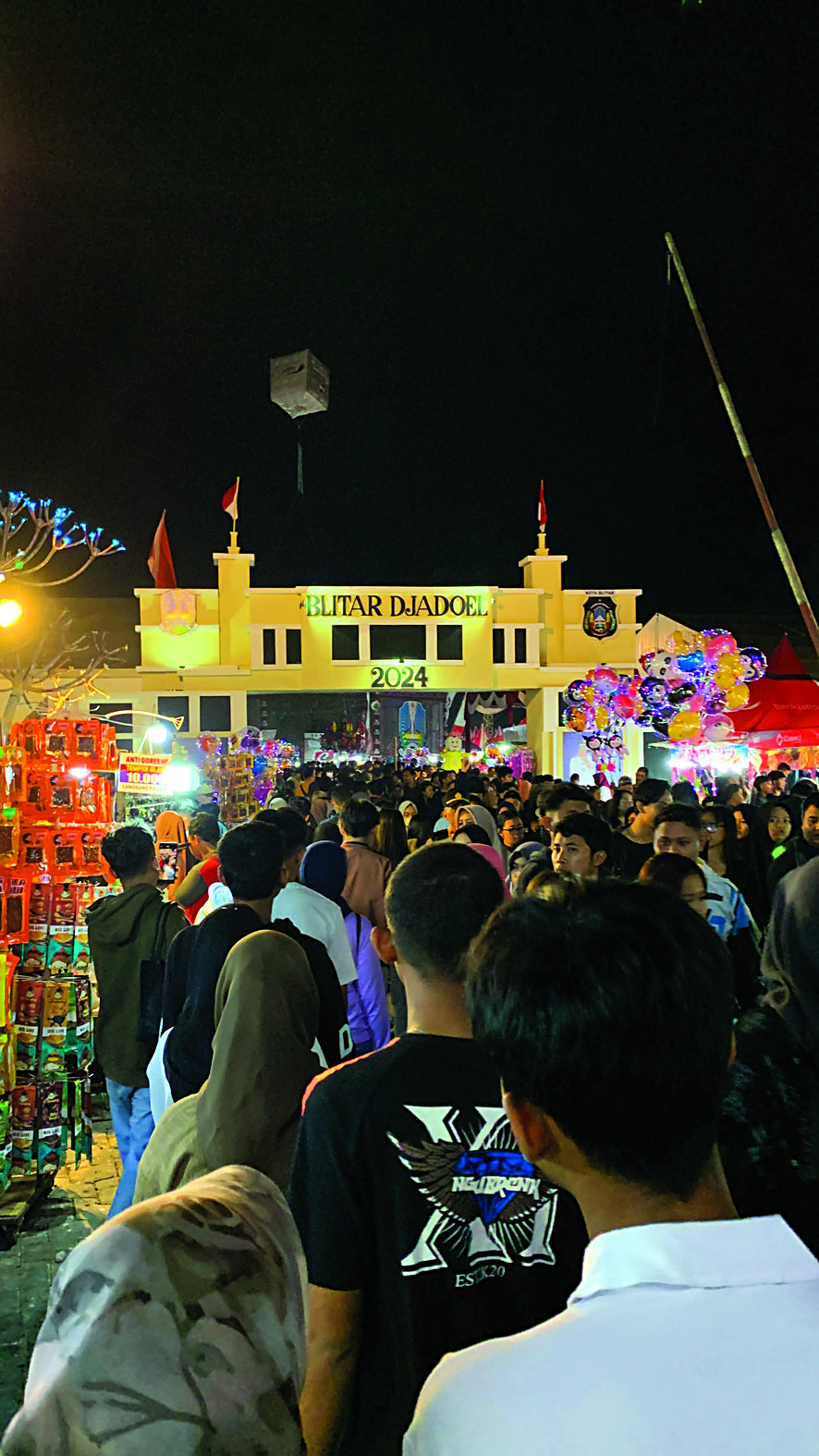 POTENSI PAD: Bazar Blitar Djadoel menjadi salah satu event andalan Kota Blitar yang digelar setiap tahun dengan menyedot ribuan pengunjung.
