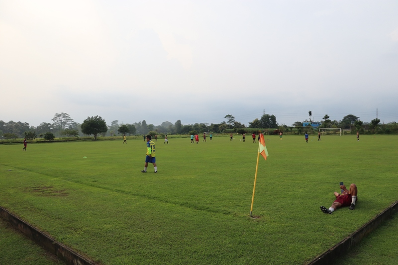 STRATEGIS: Lapangan Kauman bakal menjadi lokasi yang berdekatan dengan calon Sekolah Rakyat di Kelurahan Kauman, Kecamatan Kepanjenkidul, Kota Blitar.