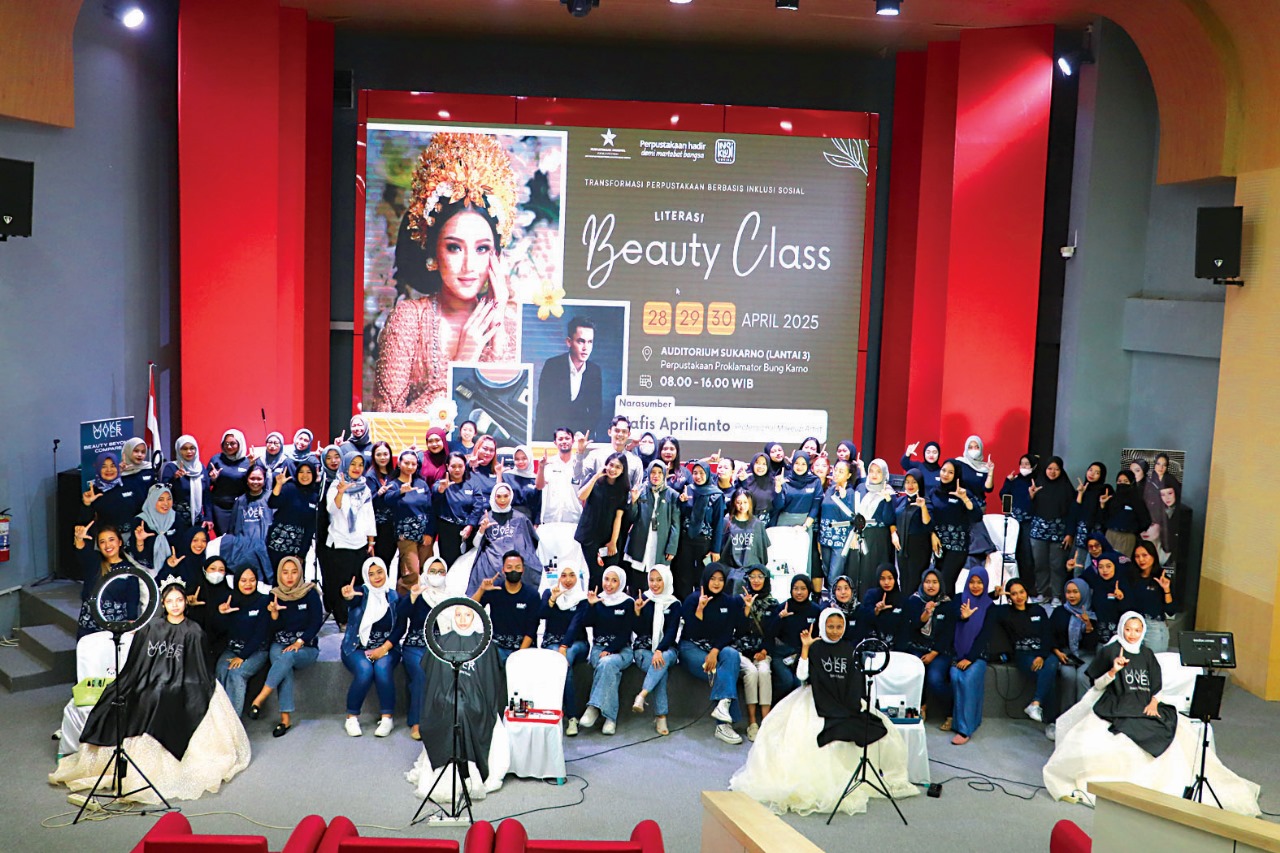 ANTUSIAS: Peserta antusias mengikuti rangkaian Literasi Beauty Class mulai Senin (28/4) hingga Rabu (30/4/2025).