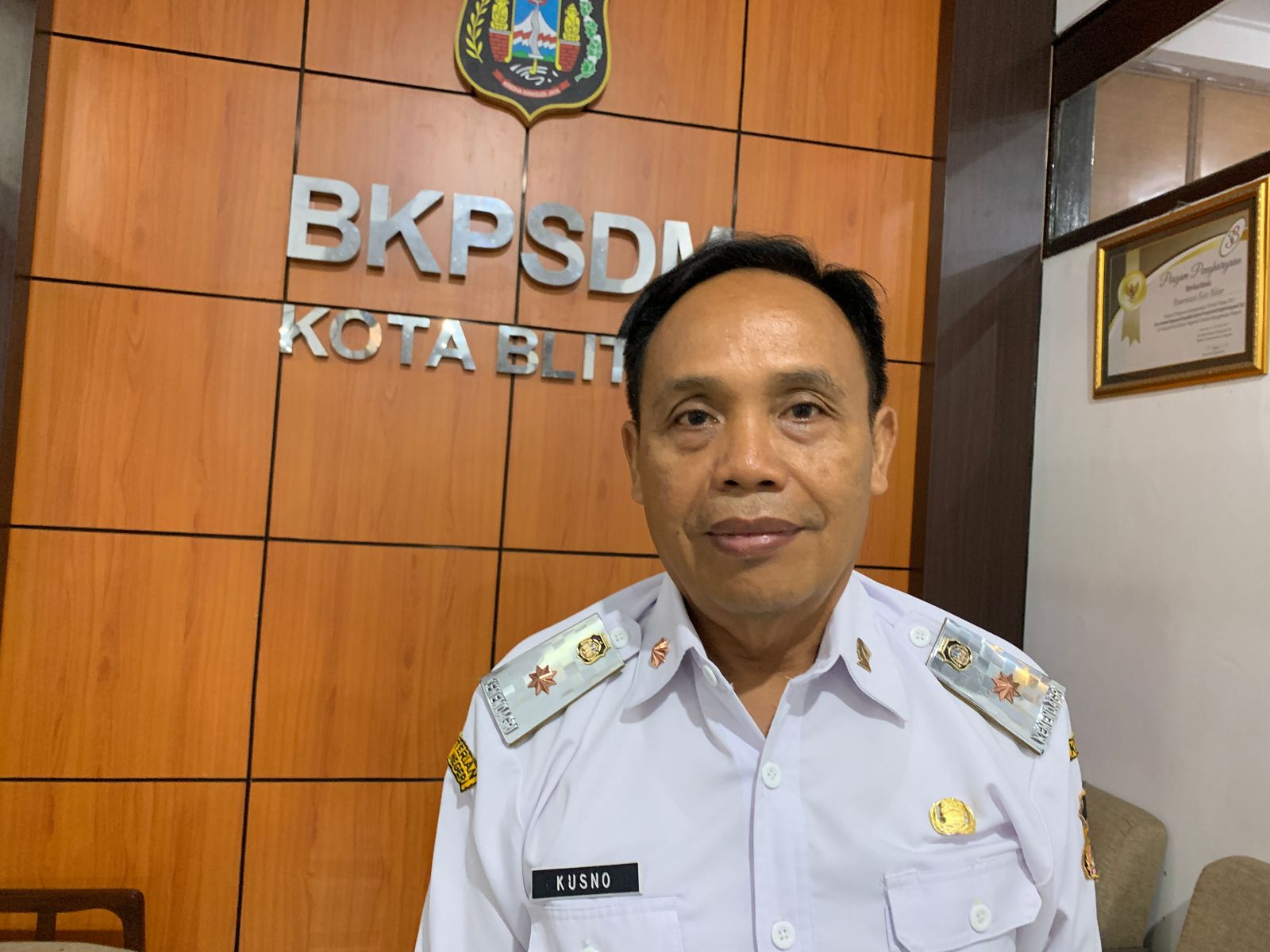 Kepala BKPSDM Kota Blitar, Kusno