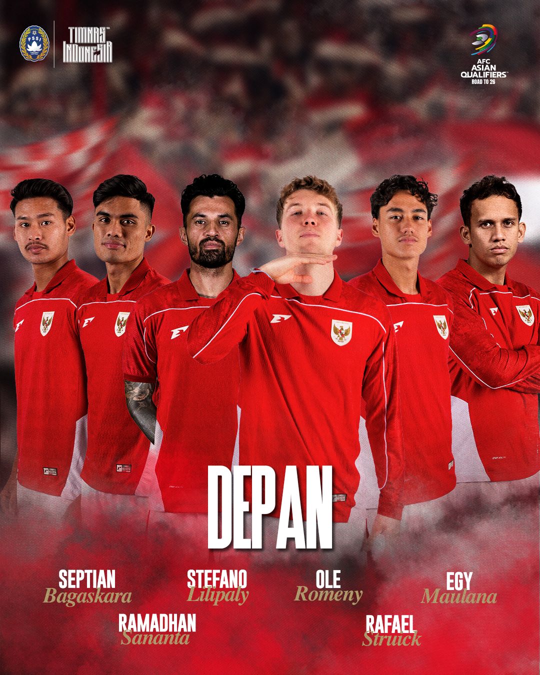 Lini depan timnas Indonesia
