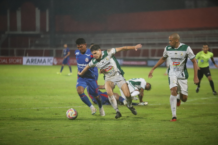 Arema vs PSS Sleman di Stadion Soepriyadi Kota Blitar.