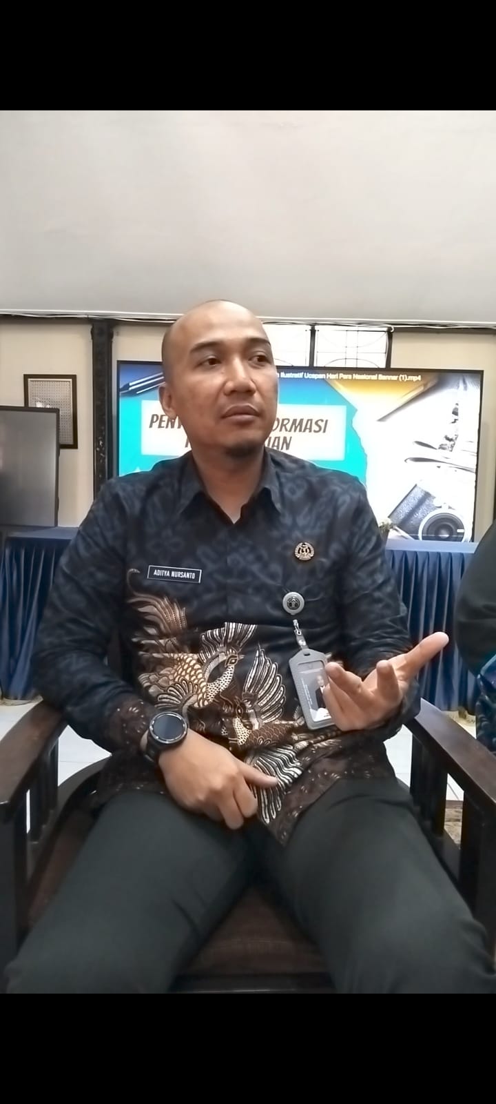 Kepala Kantor Imigrasi Kelas II Non TPI Blitar, Aditya Nursanto.