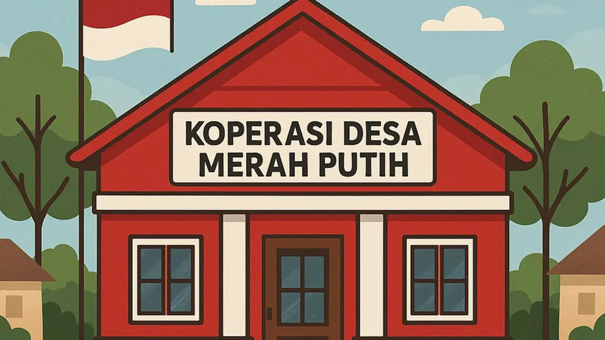 Ilustrasi Koperasi merah Putih