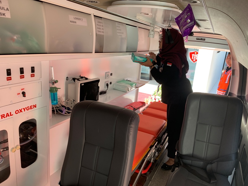 PROGRAM 100 HARI: Pemkot menyediakan ambulans gratis untuk layanan mengantar dan menjemput warga atau pasien ke rumah sakit. Selain itu juga menyiapkan ambulans pengantar jenazah.