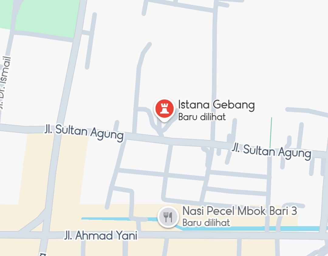 Peta Istana gubeng