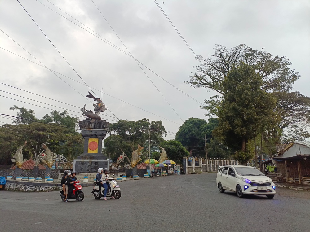 STRATEGIS: Kawasan wisata Penataran di Desa Penataran, Kecamatan Nglegok.
