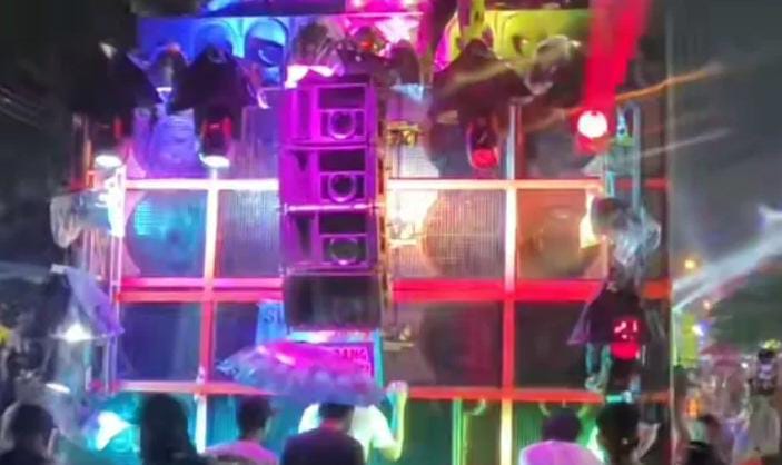 Warna warni dari sound horeg Mas Bre Blitar