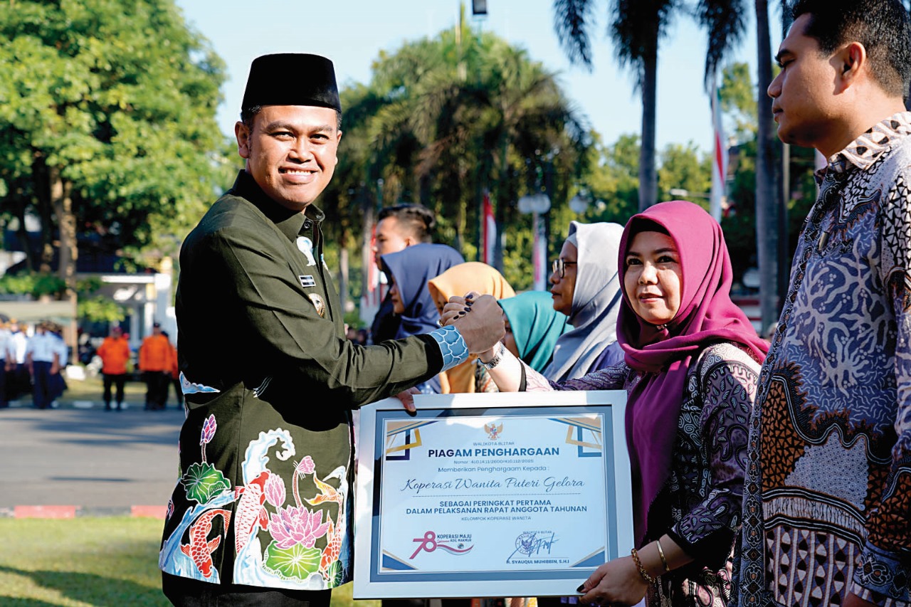 Pemkot Blitar Akhirnya Launching 21 Koperasi Kelurahan Merah Putih