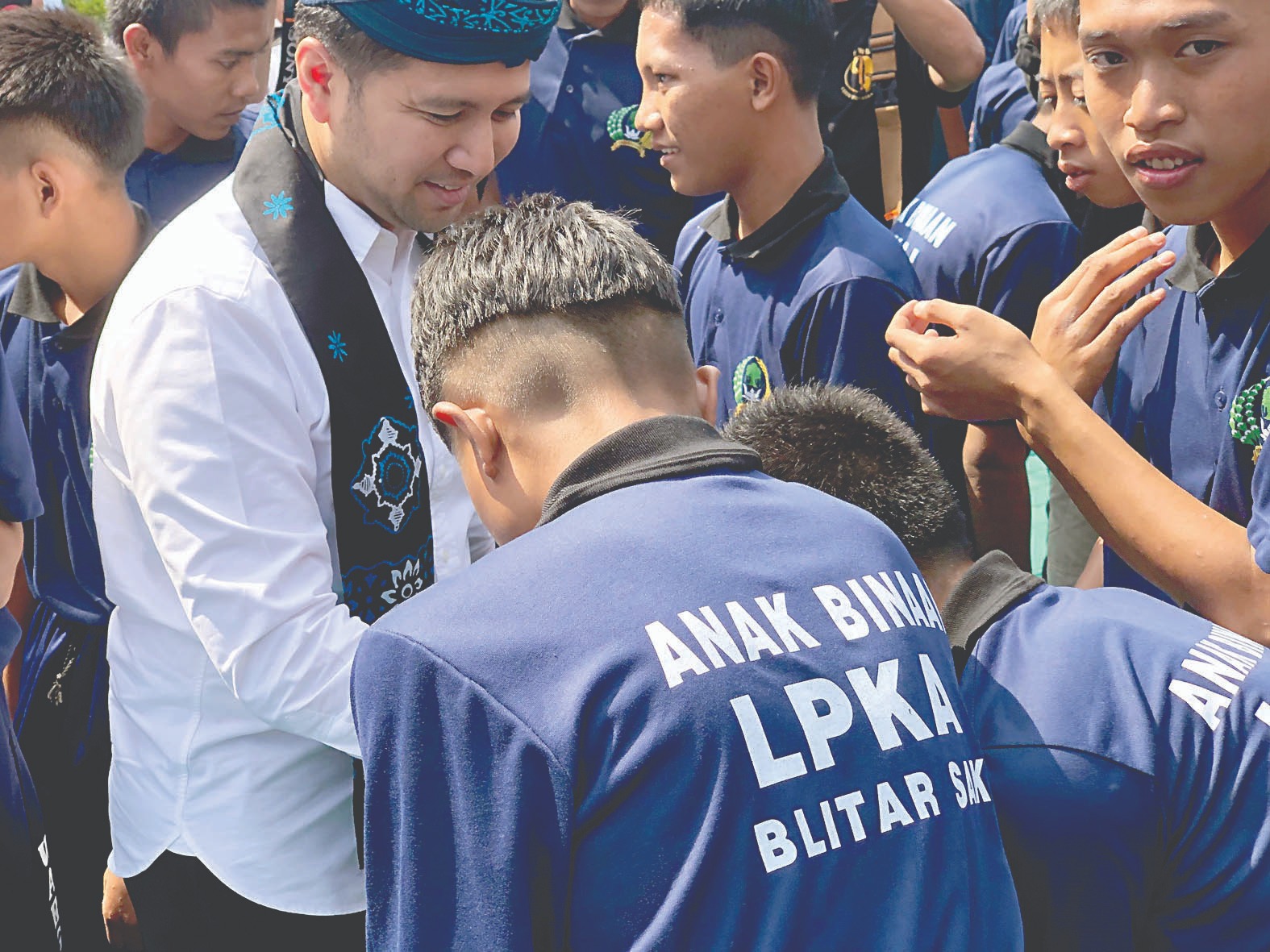Pesan Emil saat Berkunjung ke LPKA Blitar di Momen HAN