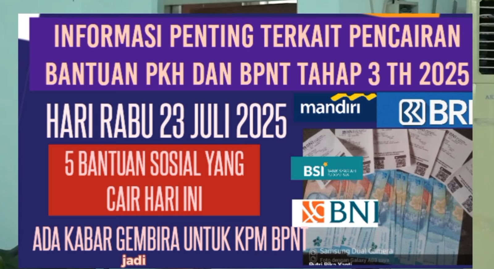 5 Bantuan Sosial Cair Serentak 23 Juli 2025: Cek Daerah & Syarat Penerimanya, Termasuk PKH dan BPNT