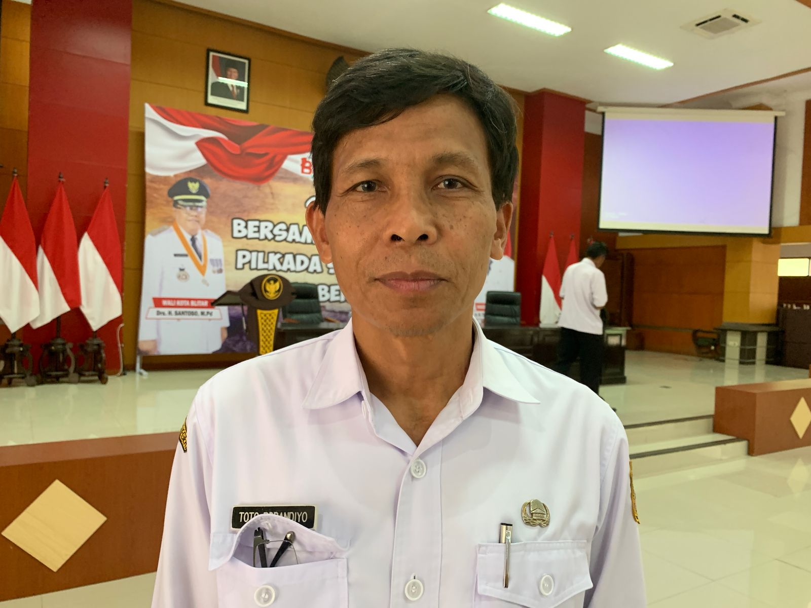 Kepala Bakesbangpol Kota Blitar, Toto Robandiyo.