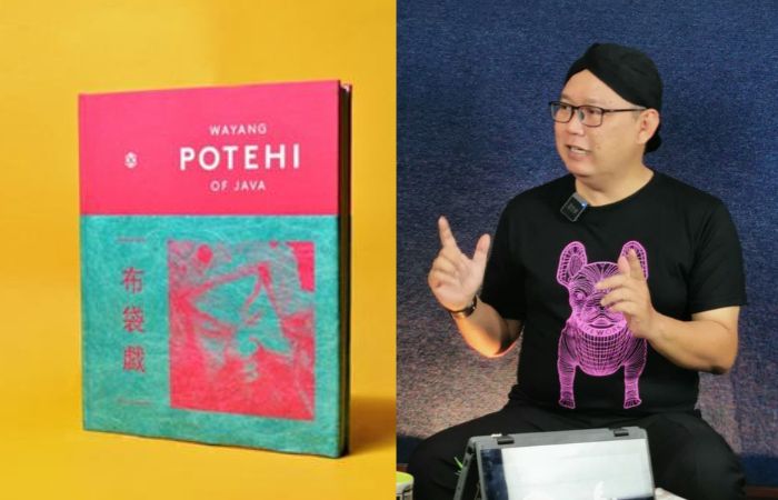 Penulis buku Wayang Potehi of Java, Ardian Purwoseputro, putra daerah Blitar