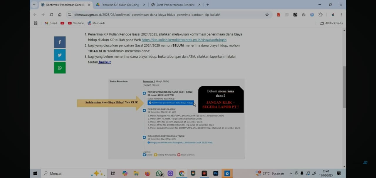KIP Kuliah 2025 Belum Cair? Mahasiswa Diminta Segera Lapor ke Kampus