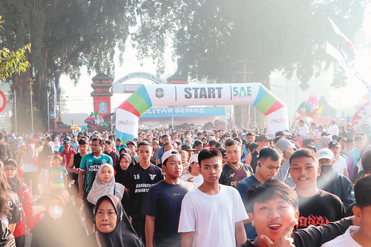 Pemkot Blltar Gencar Budayakan Anak Gaya Hidup Sehat lewat CFD hingga MBG