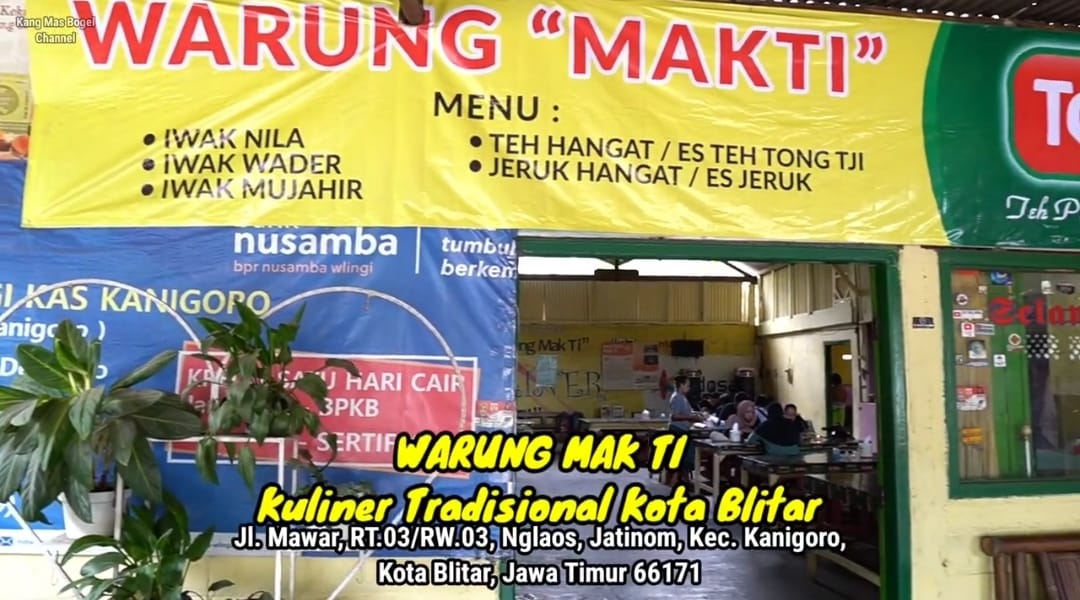 Warung Makti: Kuliner Tradisional Blitar yang Legendaris, Makan Sepuasnya Cuma Rp15.000!