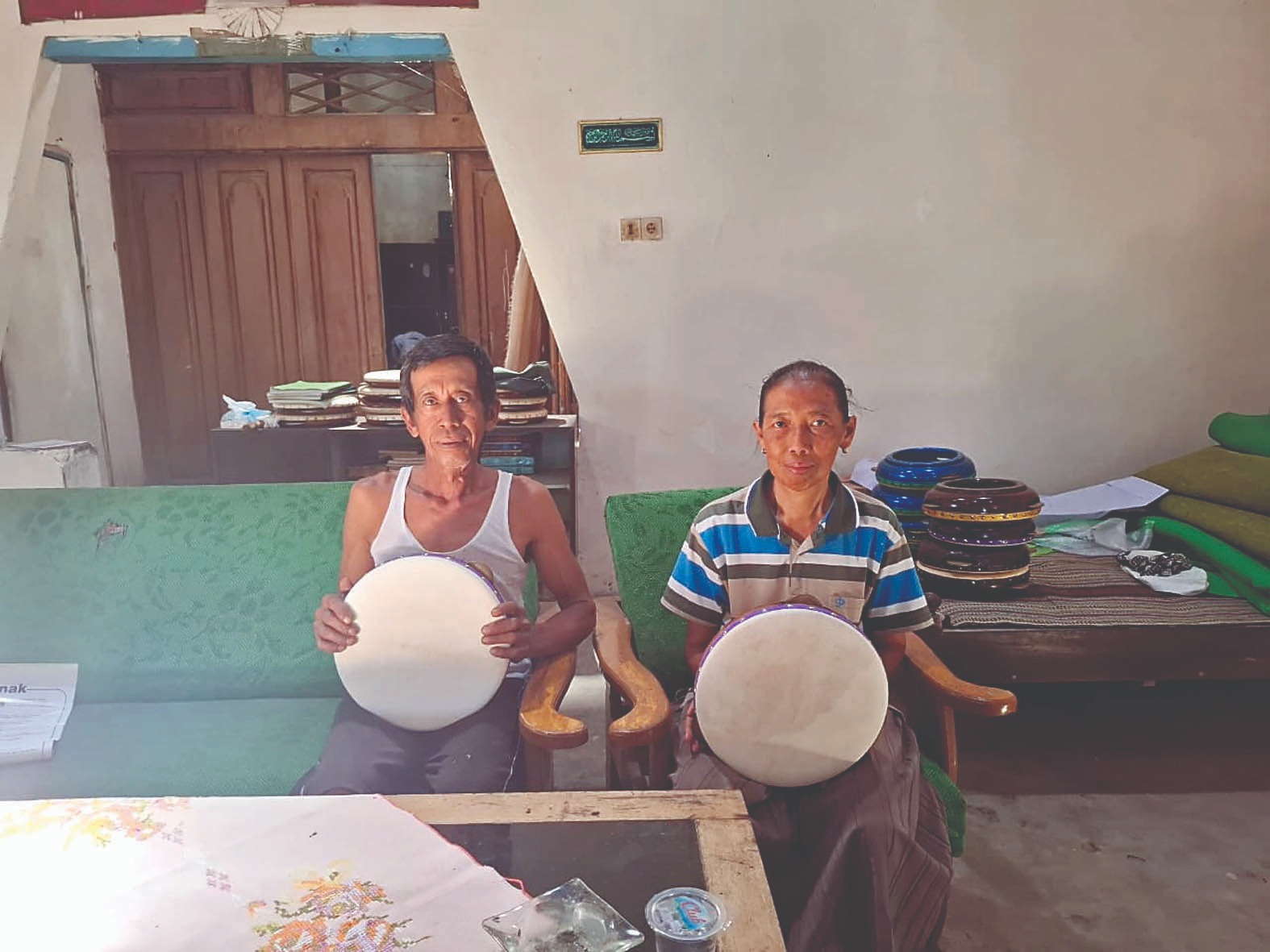 Kesetiaan Warga Sanankulon Blitar Pada Salawat Membuat Usaha Rebana Eksis hingga Puluhan Tahun