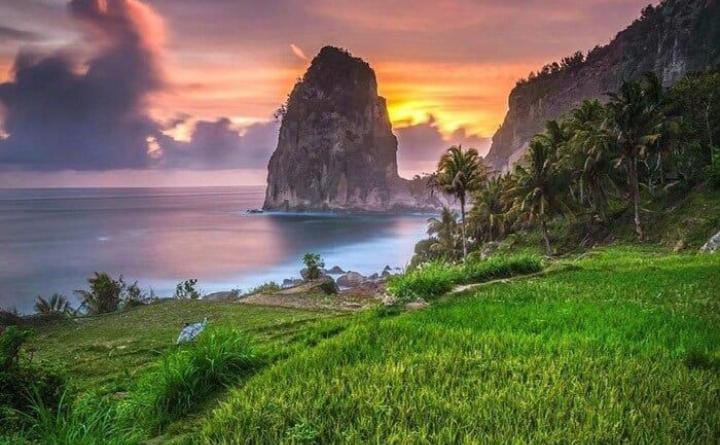 Pantai Pangasan, Hidden Gem Pacitan dengan Nuansa Jurassic World