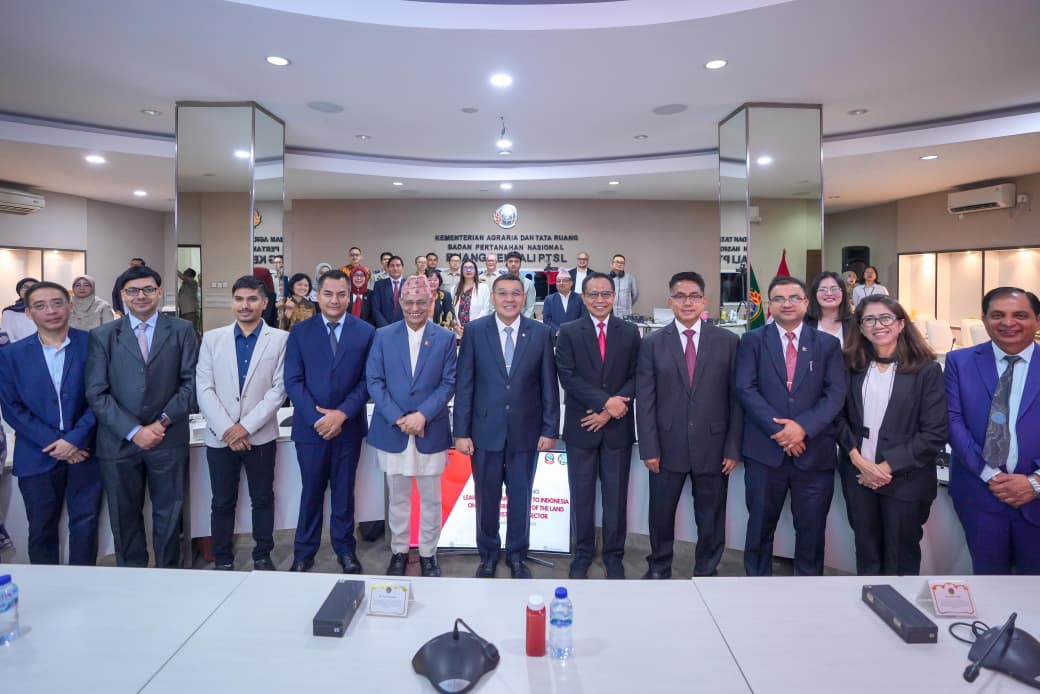 Kementerian ATR/BPN Terima Delegasi Nepal untuk Learning Exchange Modernisasi Administrasi Pertanahan
