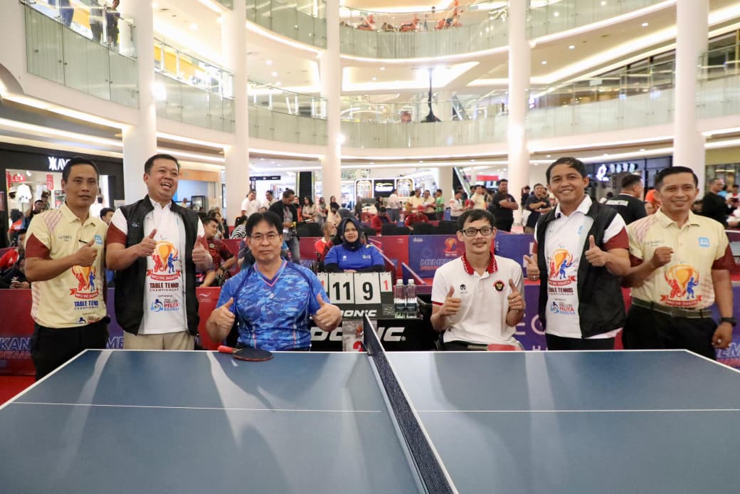 Buka Table Tennis Championship, Menteri ATR/BPN Nusron Wahid Tekankan Kesetaraan Atlet Disabilitas