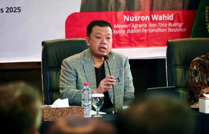 Rakor di Maluku Utara, Menteri Nusron Tekankan Pentingnya Dukungan Pemda dalam Pembuatan Sertipikat Tanah