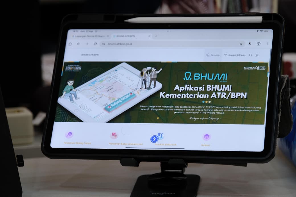 Akses Peta Pertanahan Kini Terbuka Lewat Bhumi, Kementerian ATR/BPN Dorong Transparansi dan Partisipasi Publik