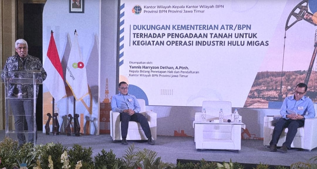 BPN Jatim Tegaskan Dukungan Pengadaan Tanah untuk Operasi Hulu Migas