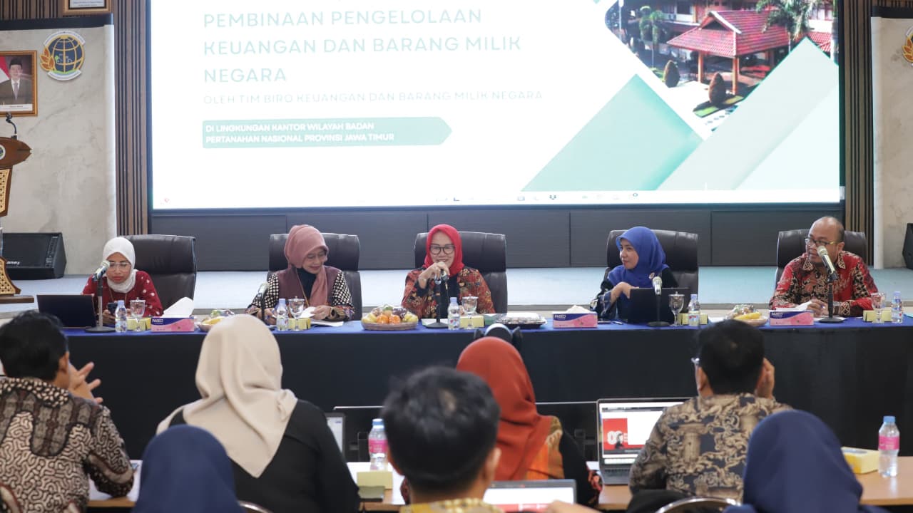 Kementerian ATR/BPN Tekankan Akuntabilitas, Kanwil Jatim Gelar Rapat Pembinaan Keuangan dan BMN
