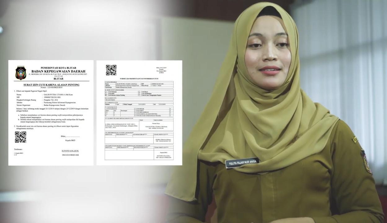 Lewat E-Cuti, Proses Izin ASN di Kota Blitar Lebih Transparan