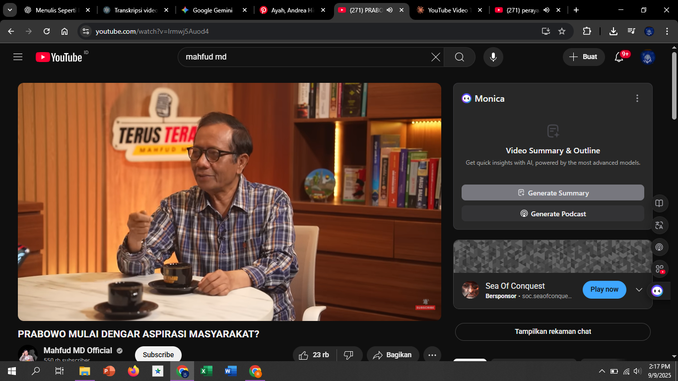 Mahfud MD Prediksi Langkah Reformasi Politik Berlanjut Setelah Perombakan Kabinet