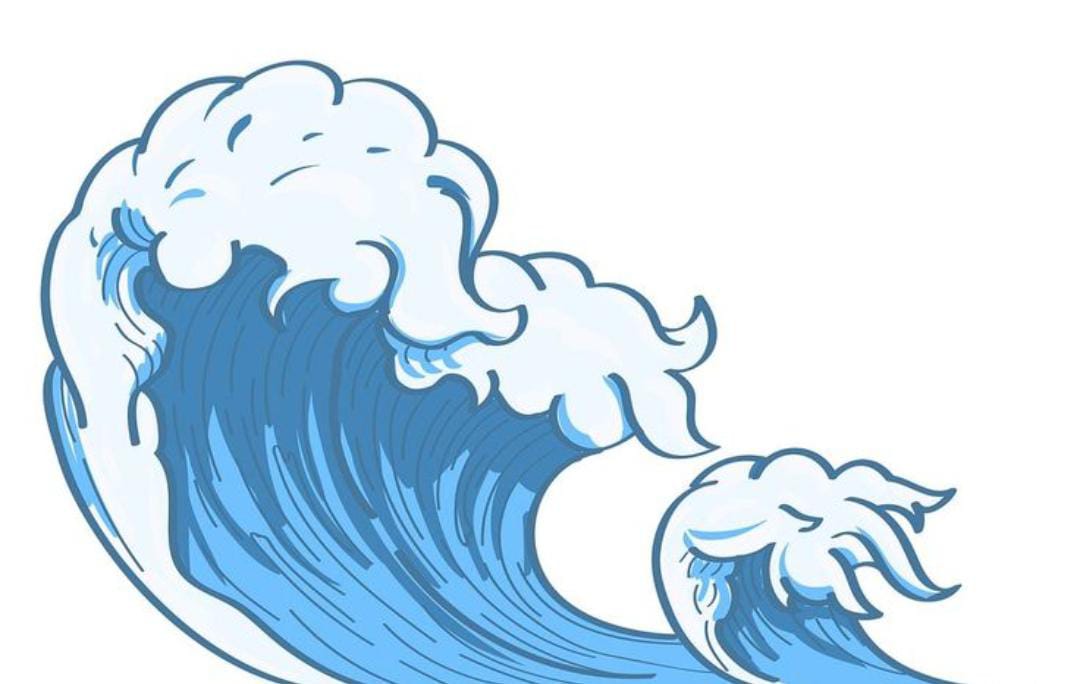 WASPADA: Bendera larangan mandi di laut di kawasan wisata Pantai Serang, Kecamatan Panggungrejo, beberapa waktu lalu.