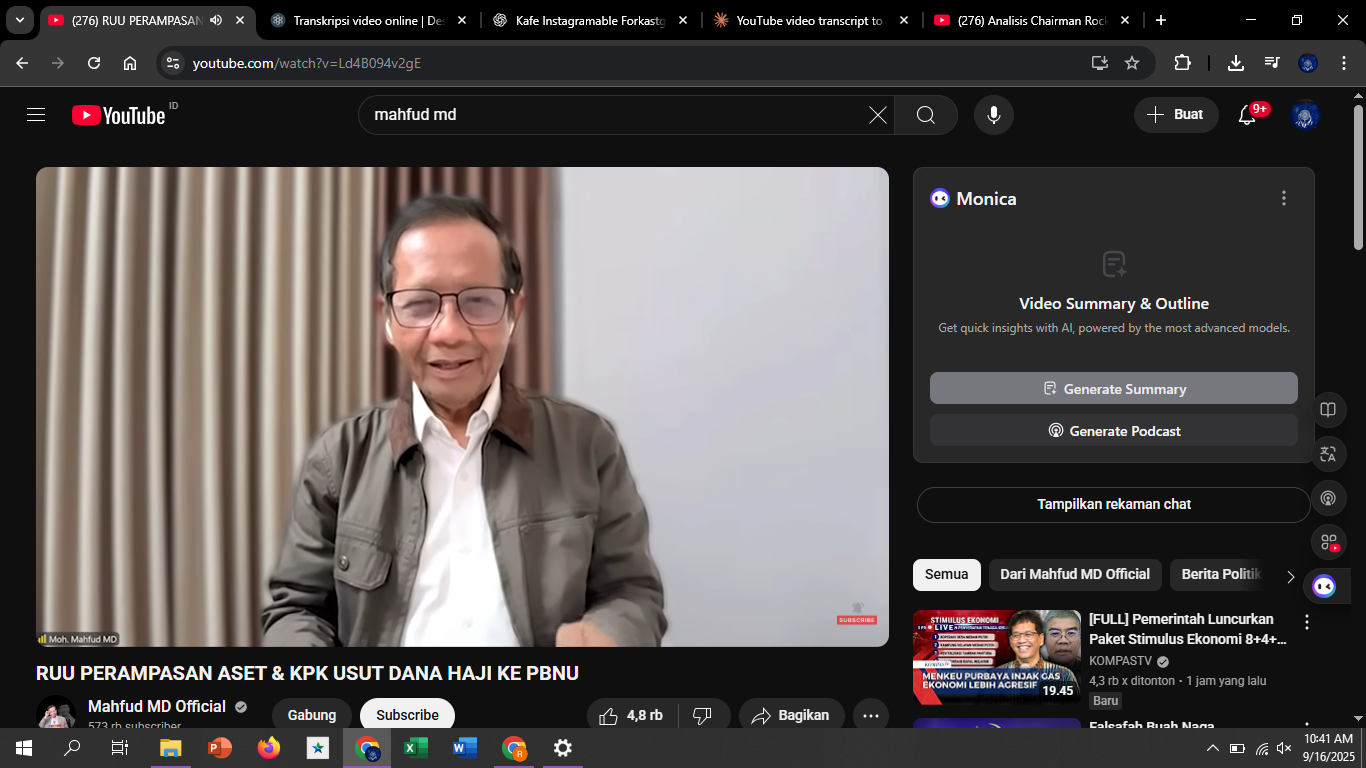 Status non-pejabat dinilai memudahkan proses hukum tanpa protokol khusus.