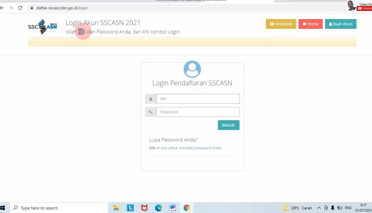 Sekali Klik Bisa Gagal! Salah Input di SSCASN CPNS Tak Bisa Diedit Lagi
