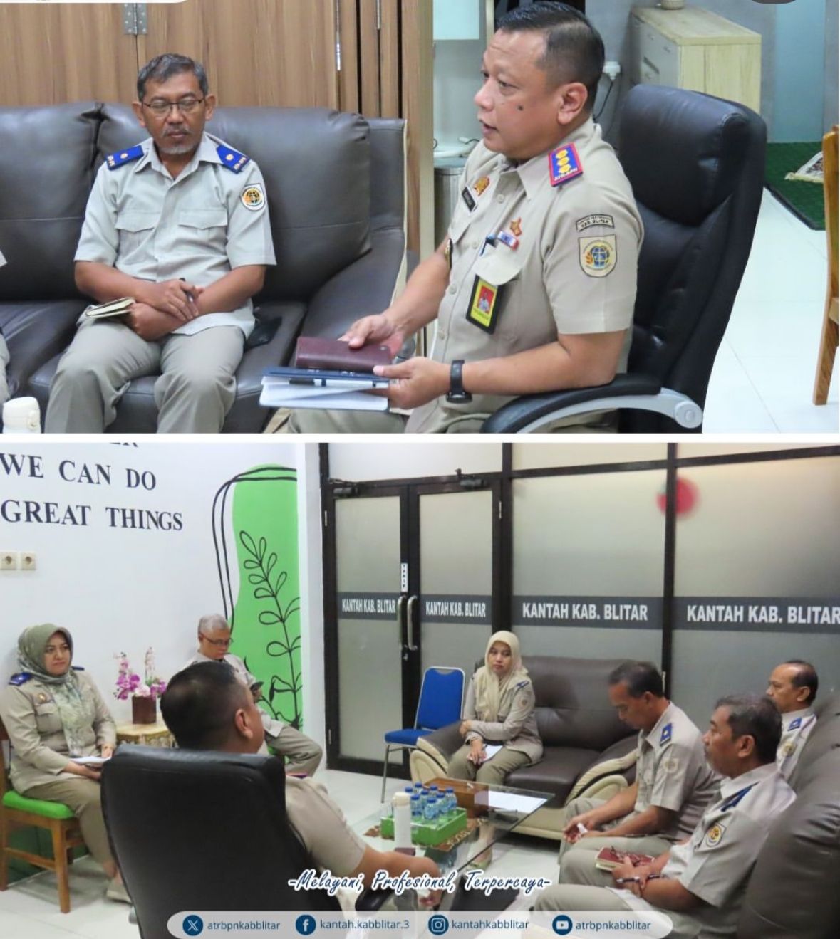 Kementerian ATR/BPN Dorong Peningkatan Layanan, Kantor Pertanahan Blitar Gelar Coffee Morning