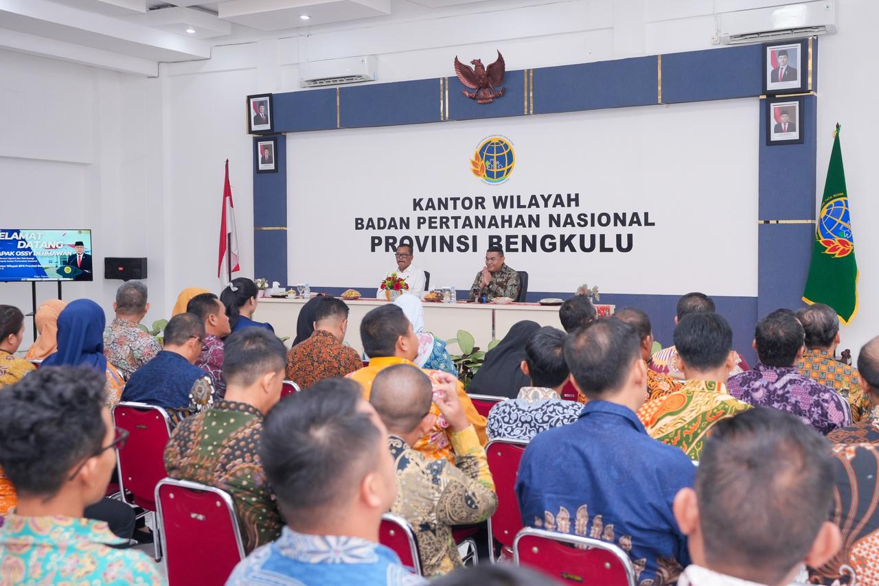Pesan Tegas Wamen ATR/BPN Ossy Dermawan di Bengkulu: Aturan Harus Jadi Prinsip, Empati Jadi Kekuatan