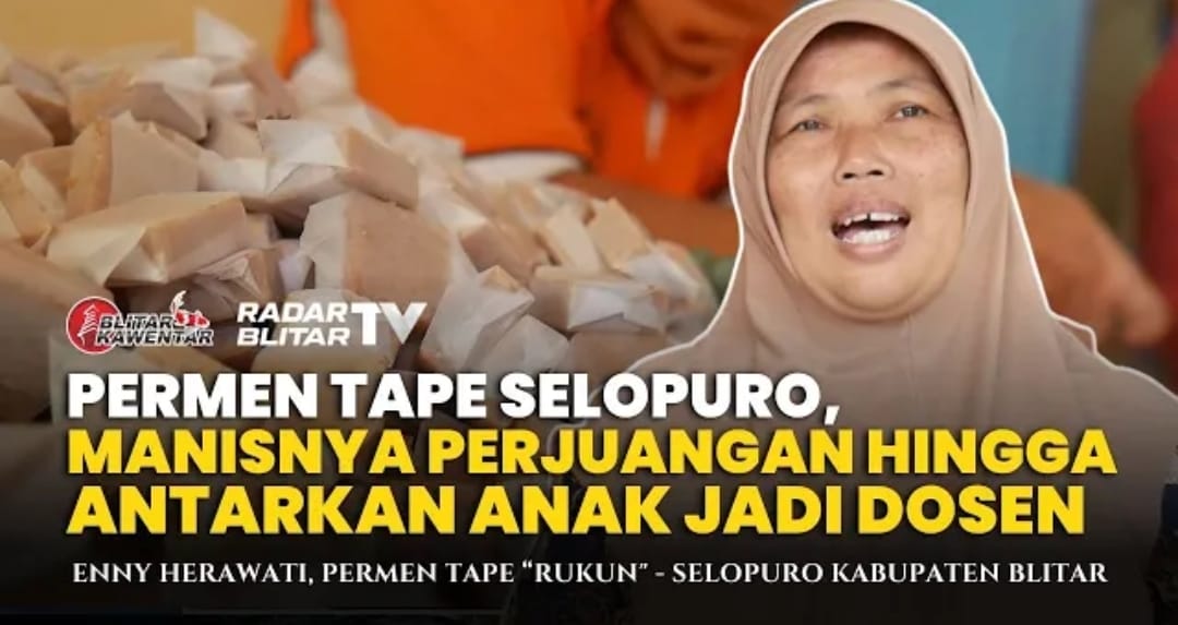 Dulu Hanya Bermodal Rp8.000, Kini Permen Tape Blitar Tembus Pasar Ekspor!