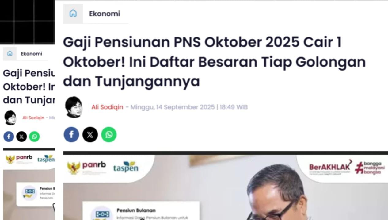 Taspen Blak-blakan: Kenaikan Gaji Pensiunan ASN 2025 Ternyata Masih Misteri