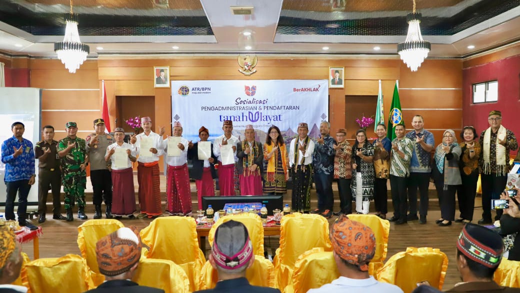 Pendaftaran Tanah Ulayat Wujudkan Arahan Presiden Prabowo dalam Pengelolaan Tanah dan Ruang