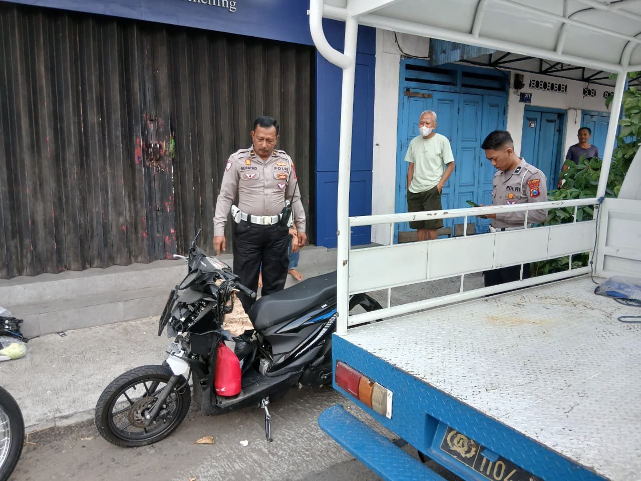 Terobos Lampu Merah, Sopir Truk Tabrak Pesepeda Motor, Polisi: Pengendara Meninggal Dunia