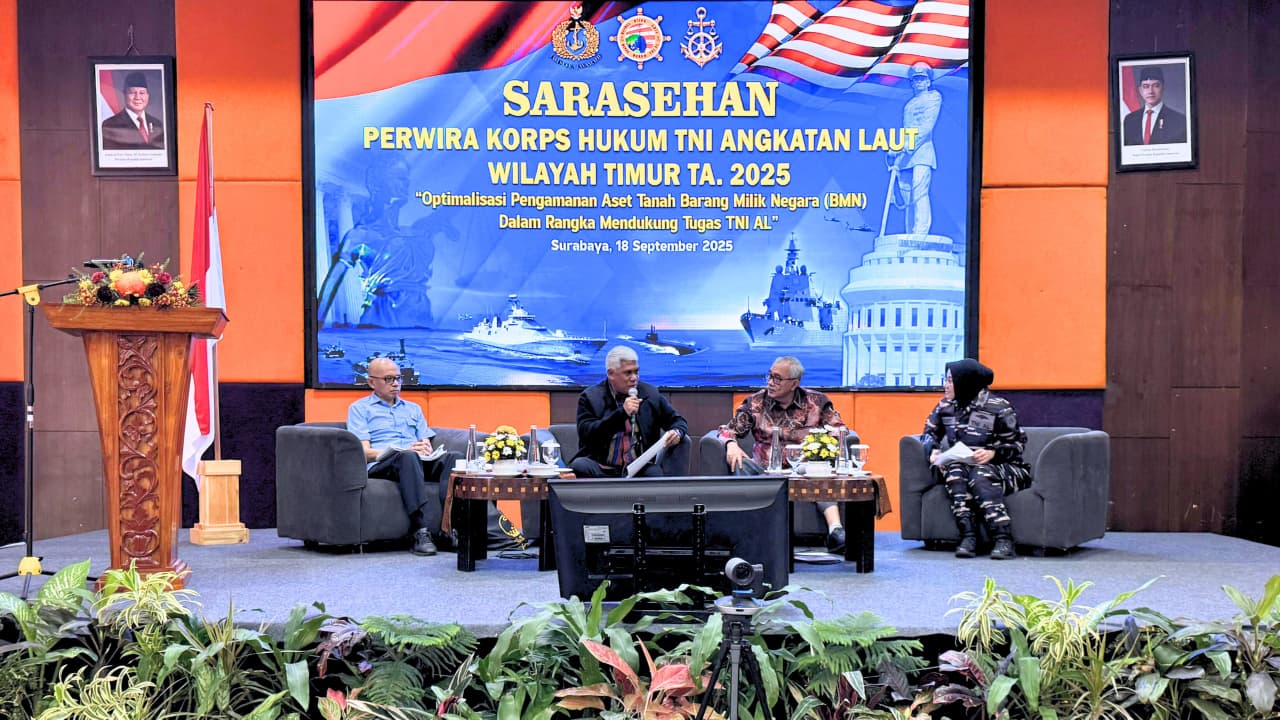 BPN Jawa Timur Dukung TNI AL Optimalkan Pengamanan Aset Tanah BMN