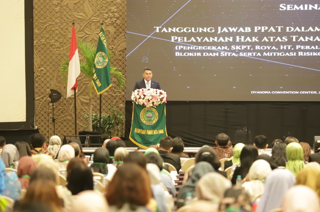 Kolaborasi dengan IPPAT Jadi Kunci Transformasi Layanan Pertanahan, Wamen Ossy Tekankan Transparansi dan Kepastian Hukum