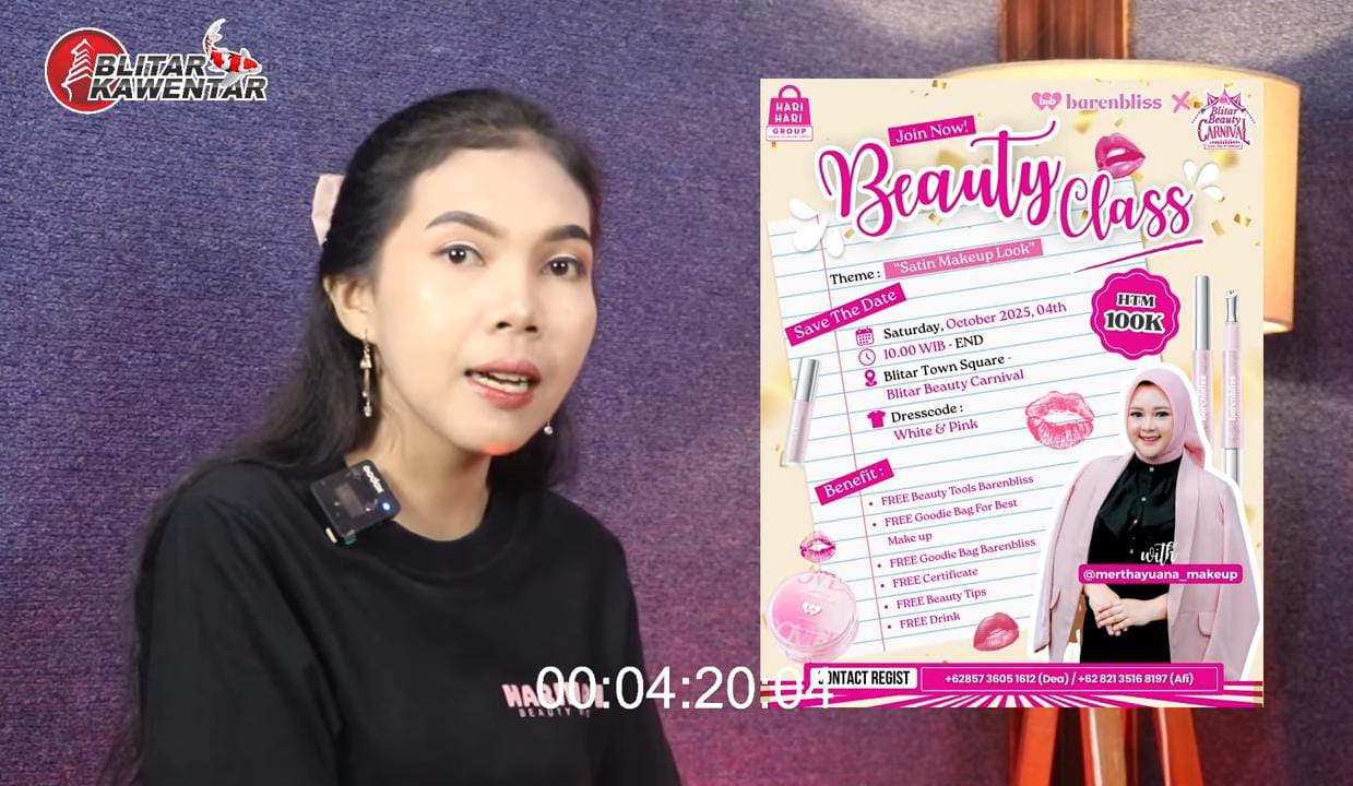 Diskon Gila! Skincare Rp100 Ribu Jadi Cuma Rp20 Ribu di Blitar Beauty Carnival