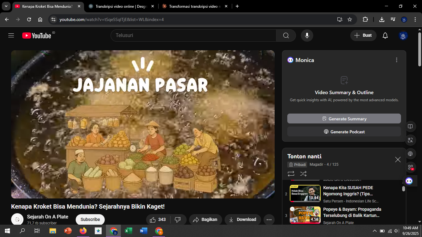 Perjalanan Makanan Eropa Menjadi Jajanan Pasar Nusantara