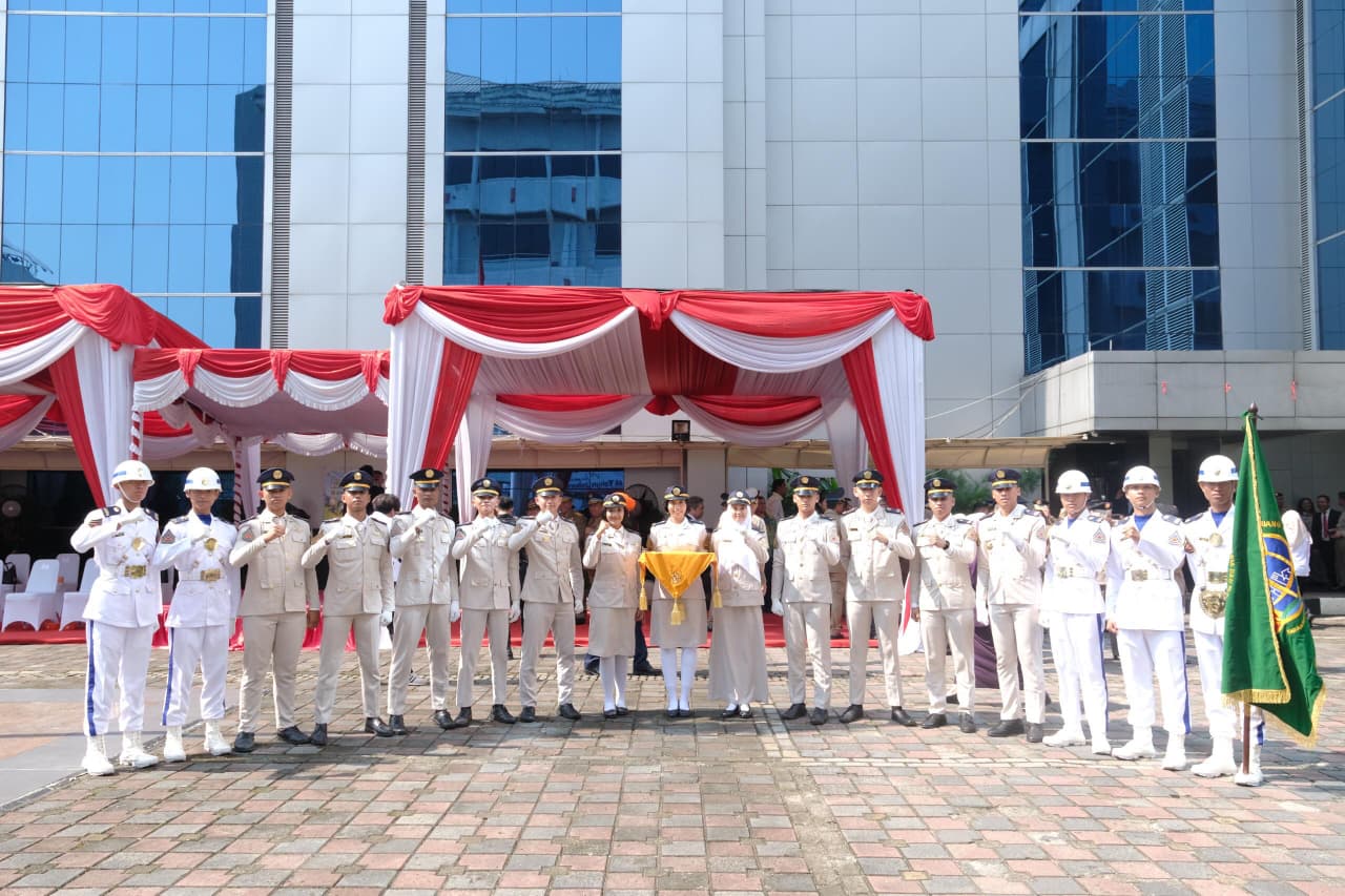 Bangga Jadi Bagian HANTARU 2025, Taruna STPN Ambil Peran di Upacara Kementerian ATR/BPN