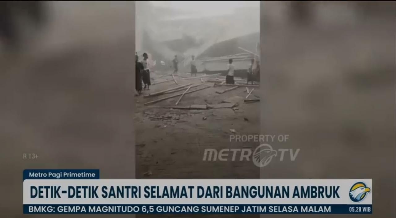 Santri Bangkalan Selamat dari Musala Roboh di Sidoarjo: &ldquo;Saya Lihat Langsung, Masih Syok...&rdquo;