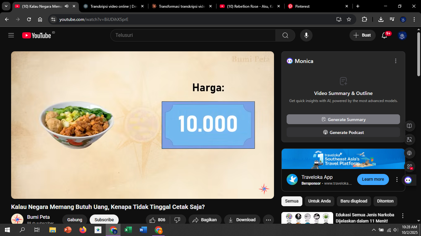 Pertanyaan sederhana ini ternyata menyimpan kompleksitas ekonomi yang perlu dipahami masyarakat.
